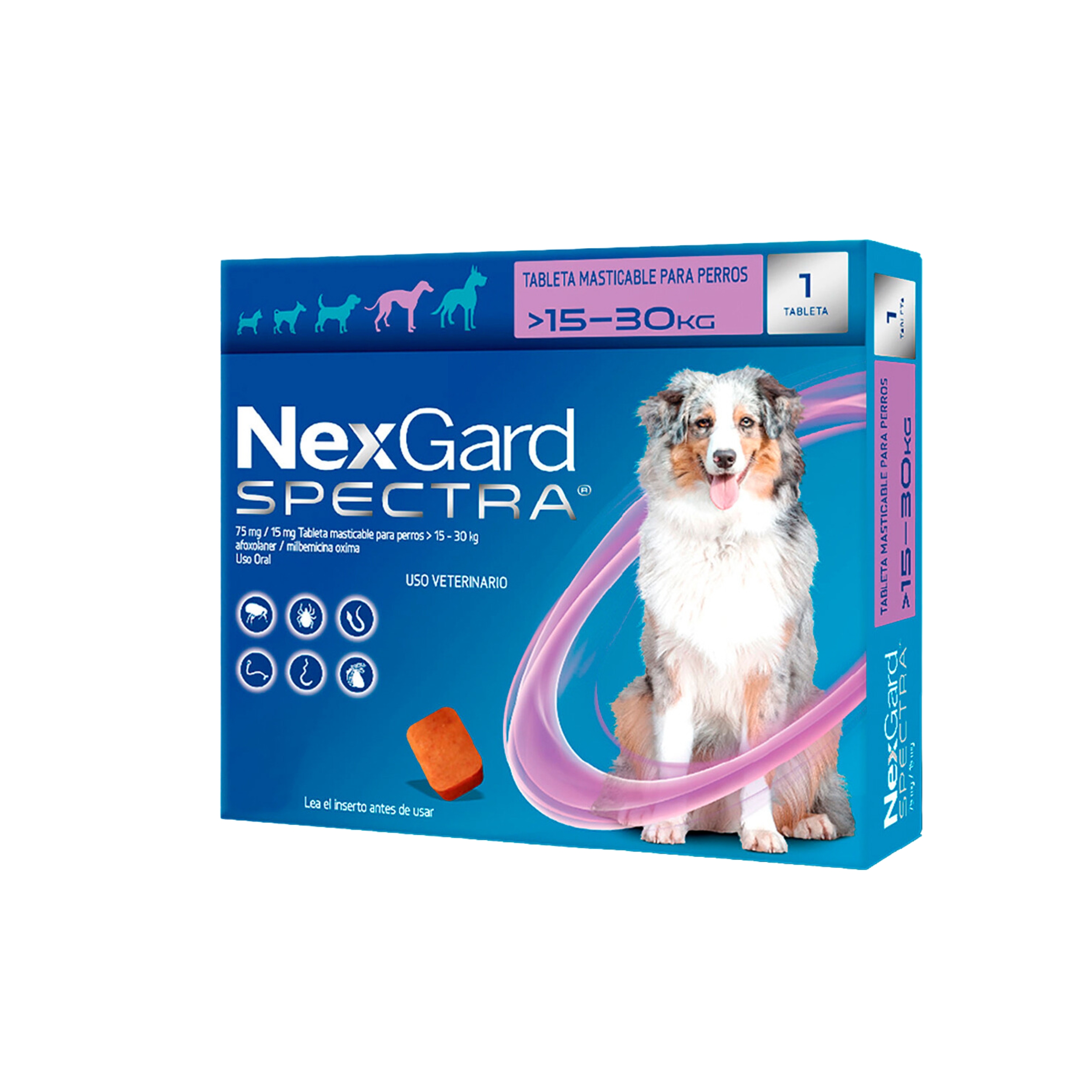 NEXGARD SPECTRA L 15.1-30KG 1 TAB.